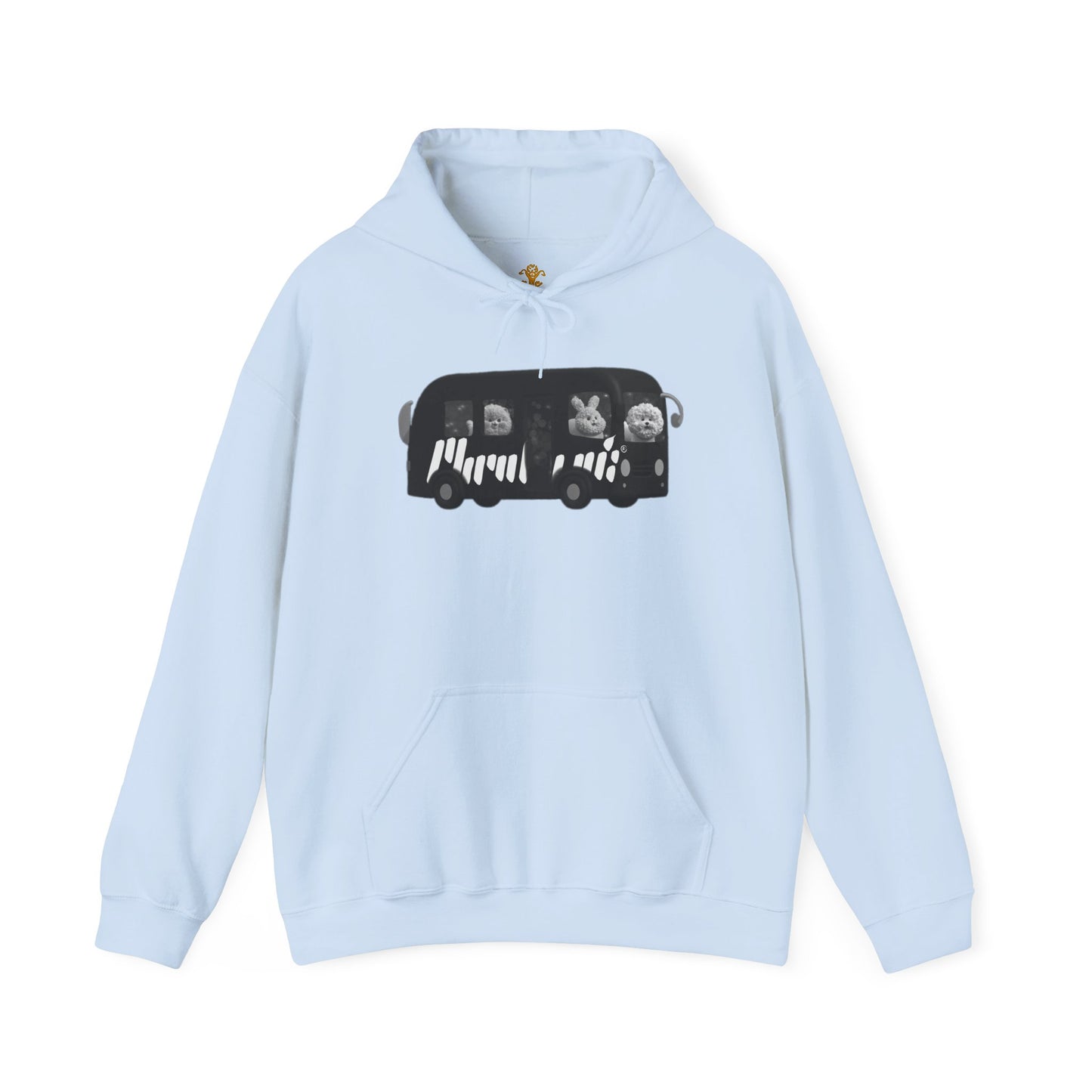 “Party Bus” Chic Bohemian Hooded Sweatshirt - All Fits