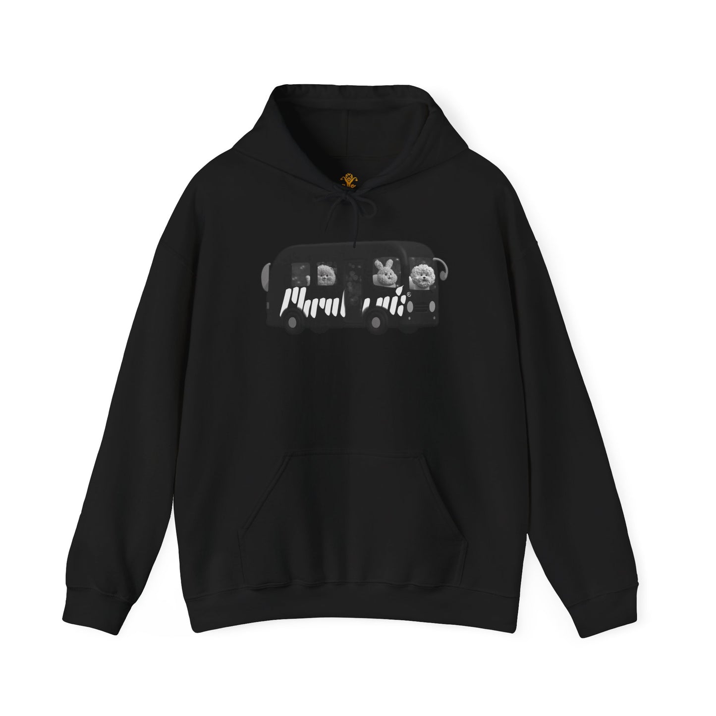 “Party Bus” Chic Bohemian Hooded Sweatshirt - All Fits