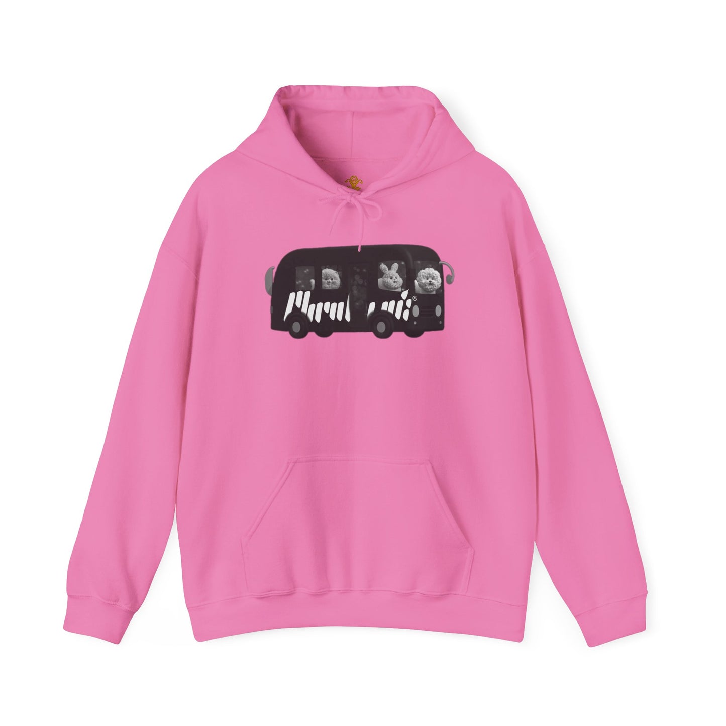 “Party Bus” Chic Bohemian Hooded Sweatshirt - All Fits