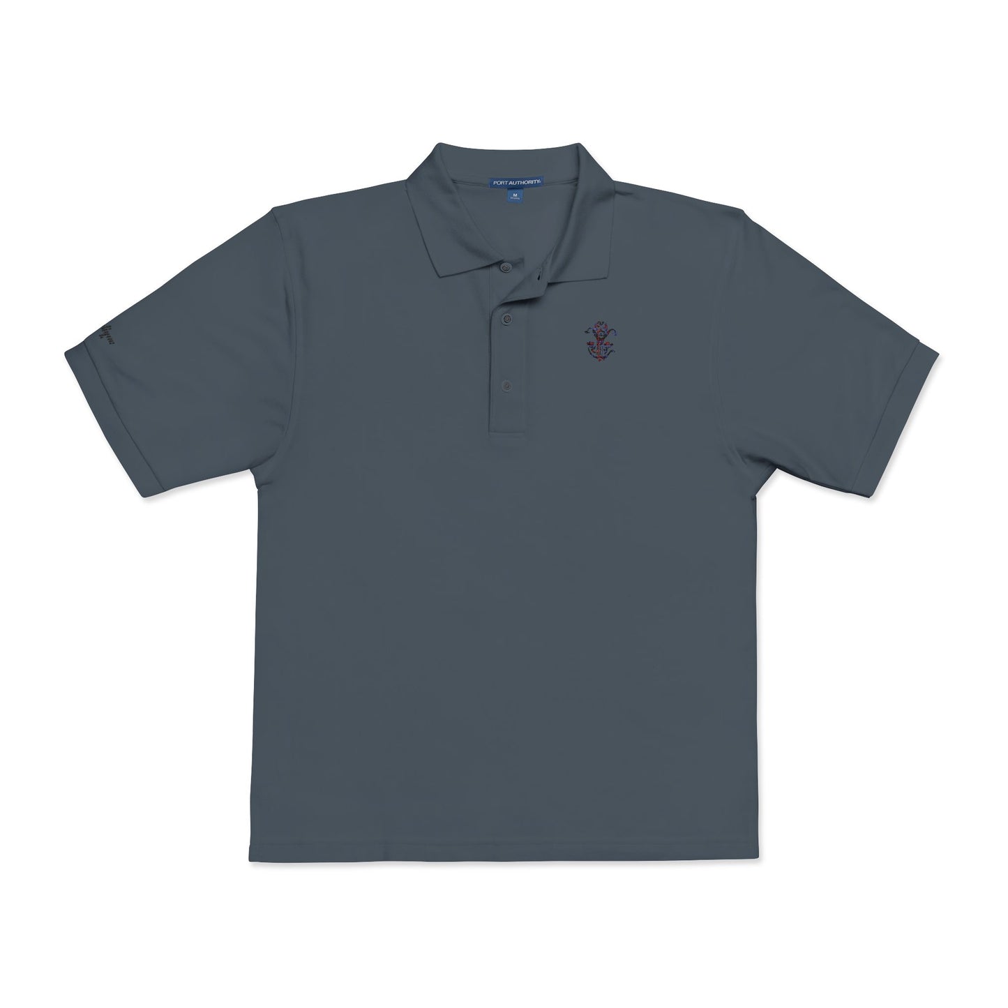 Embroidered "Plaid" Silphium Polo Shirt - Classic Style