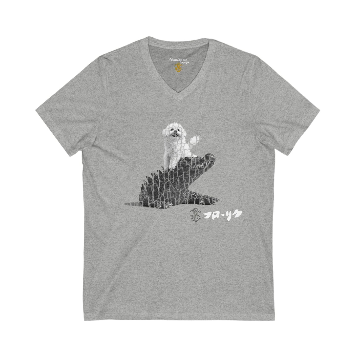 "Inu to Kurokodairu" Short Sleeve V-Neck - All Fits