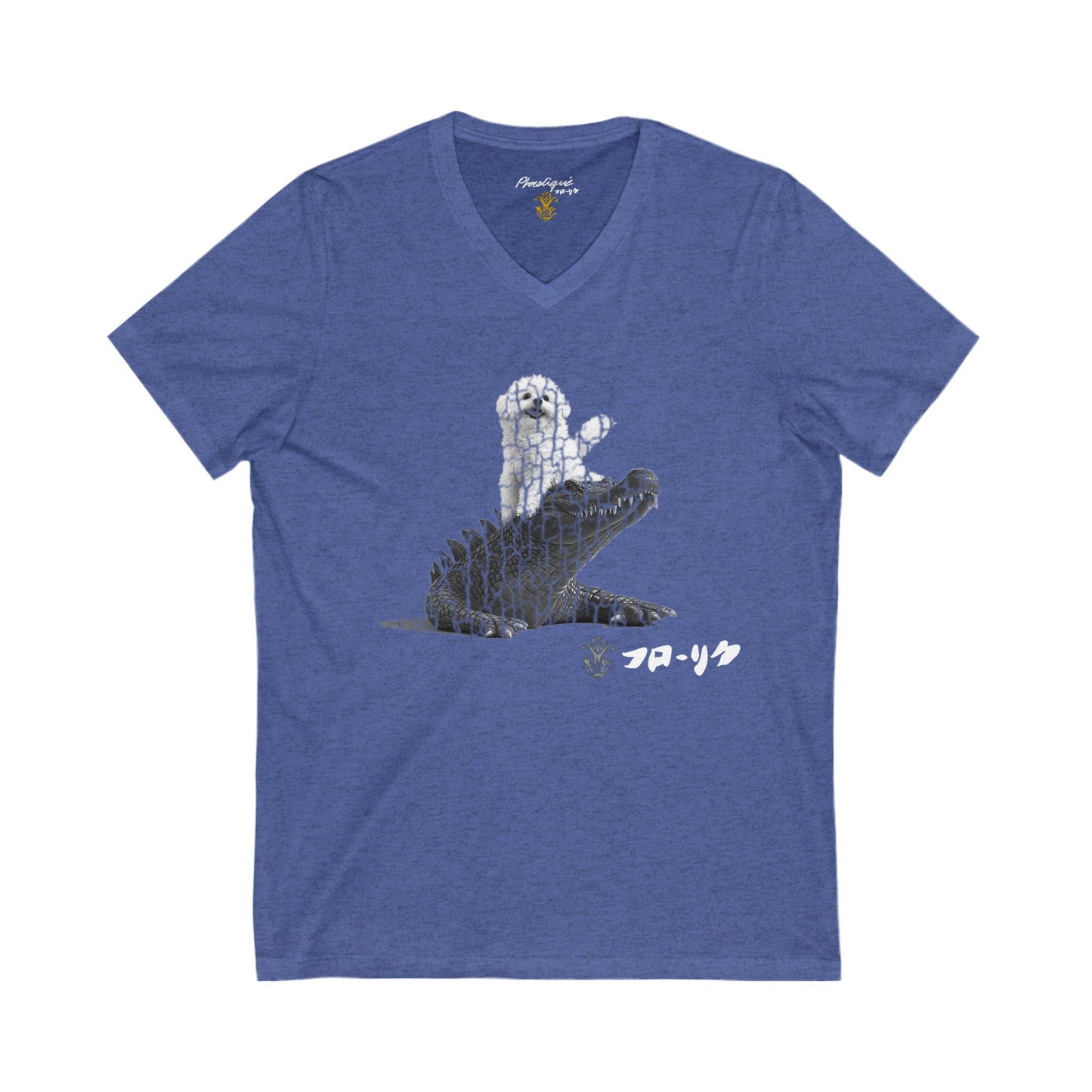 "Inu to Kurokodairu" Short Sleeve V-Neck - All Fits