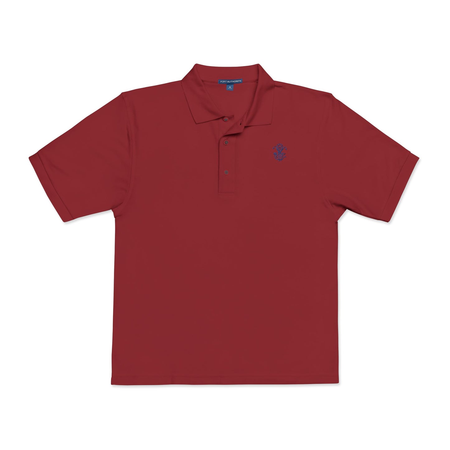 Embroidered "Lavender" Silphium Polo Shirt - Classic Style