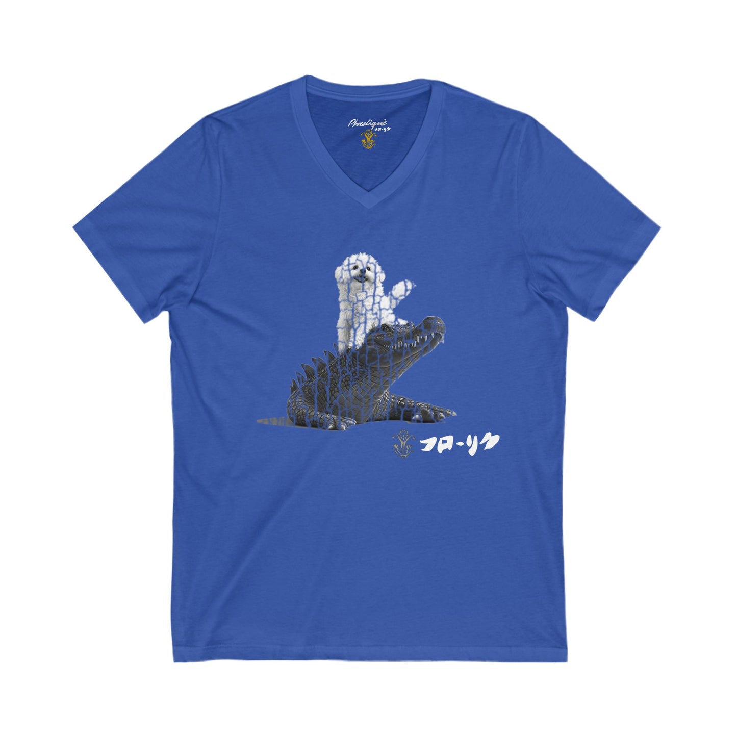 "Inu to Kurokodairu" Short Sleeve V-Neck - All Fits