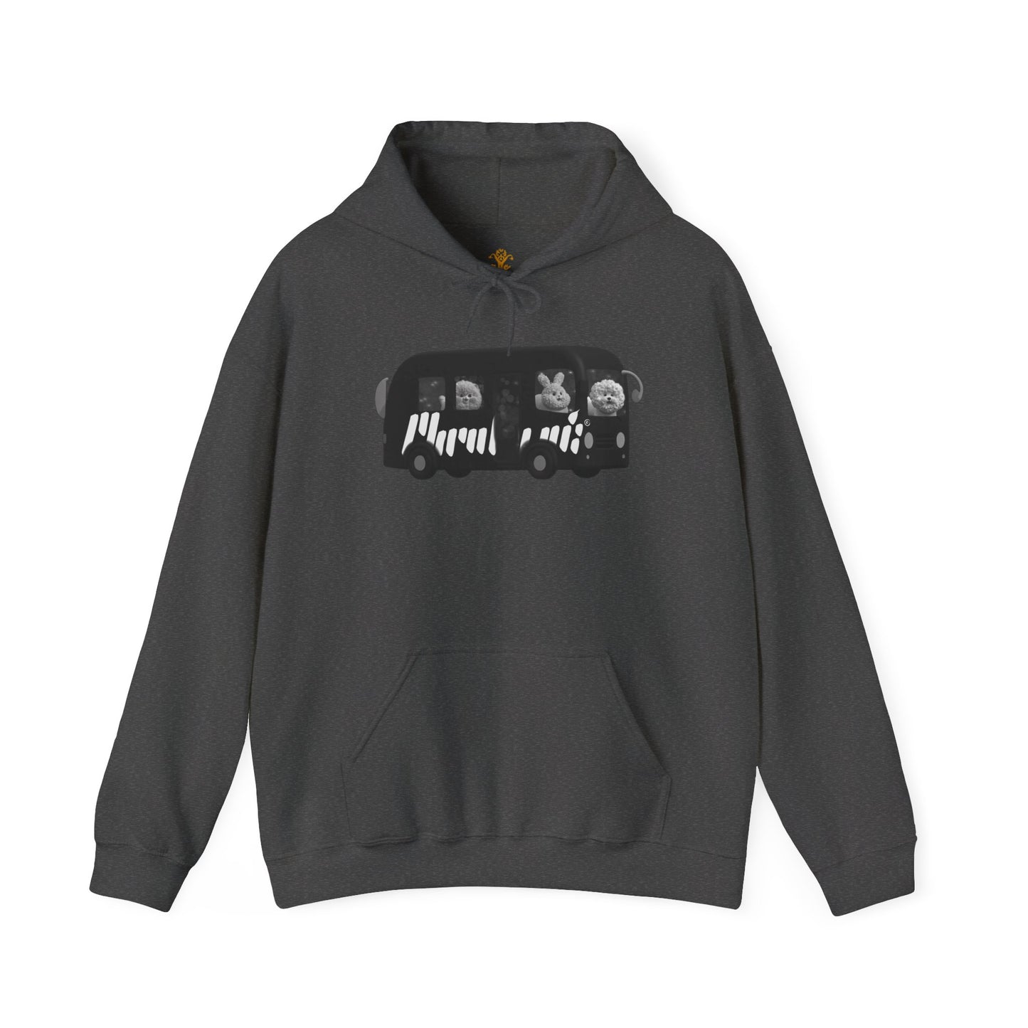 “Party Bus” Chic Bohemian Hooded Sweatshirt - All Fits
