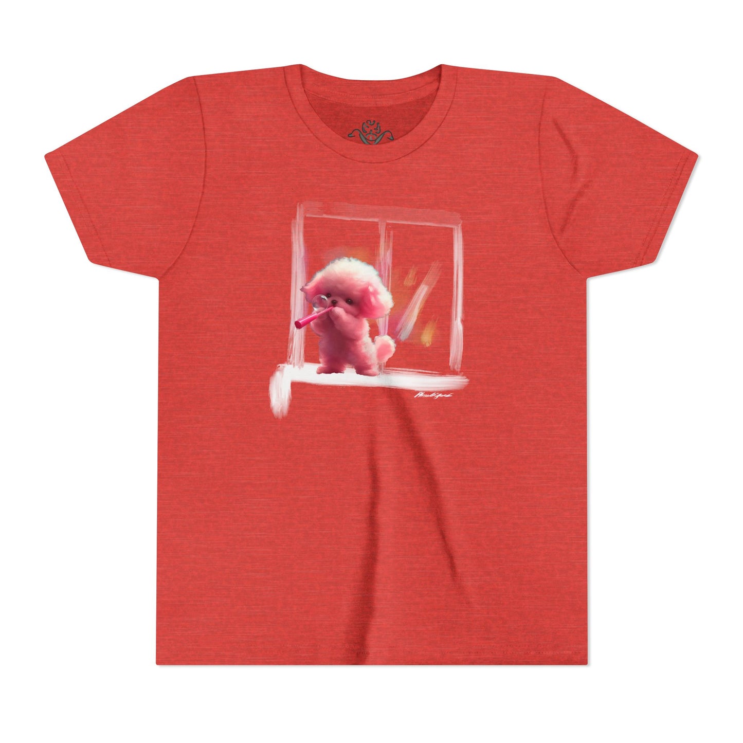 "Bubbles by the Window" Youth Short Sleeve T-Shirt