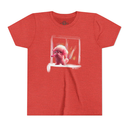 "Bubbles by the Window" Youth Short Sleeve T-Shirt
