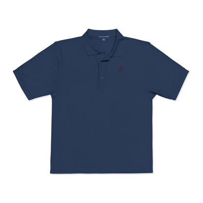 Embroidered "Plaid" Silphium Polo Shirt - Classic Style
