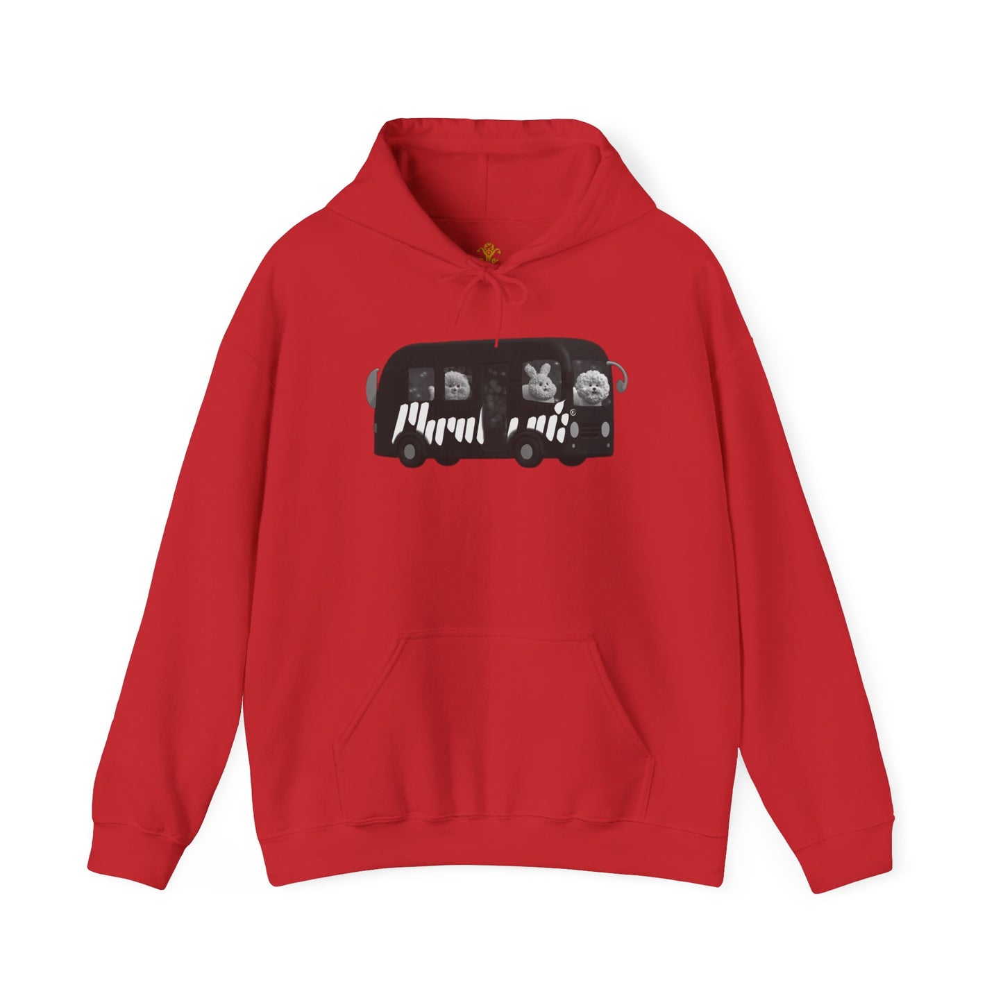 “Party Bus” Chic Bohemian Hooded Sweatshirt - All Fits