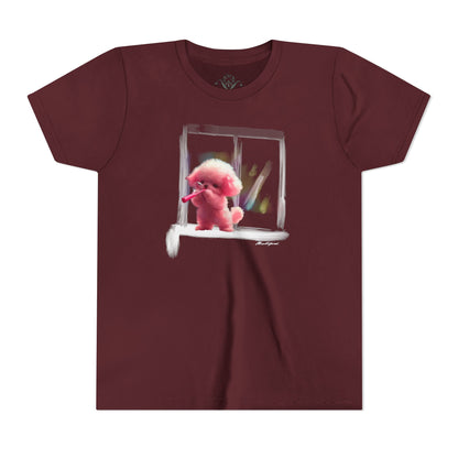 "Bubbles by the Window" Youth Short Sleeve T-Shirt