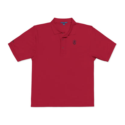 Embroidered "Plaid" Silphium Polo Shirt - Classic Style