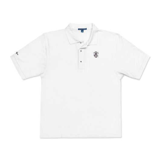 Embroidered "Plaid" Silphium Polo Shirt - Classic Style