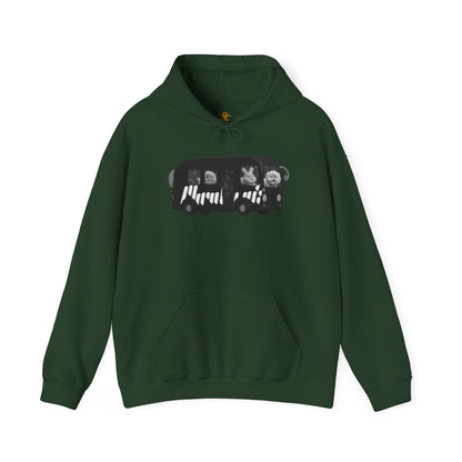 “Party Bus” Chic Bohemian Hooded Sweatshirt - All Fits