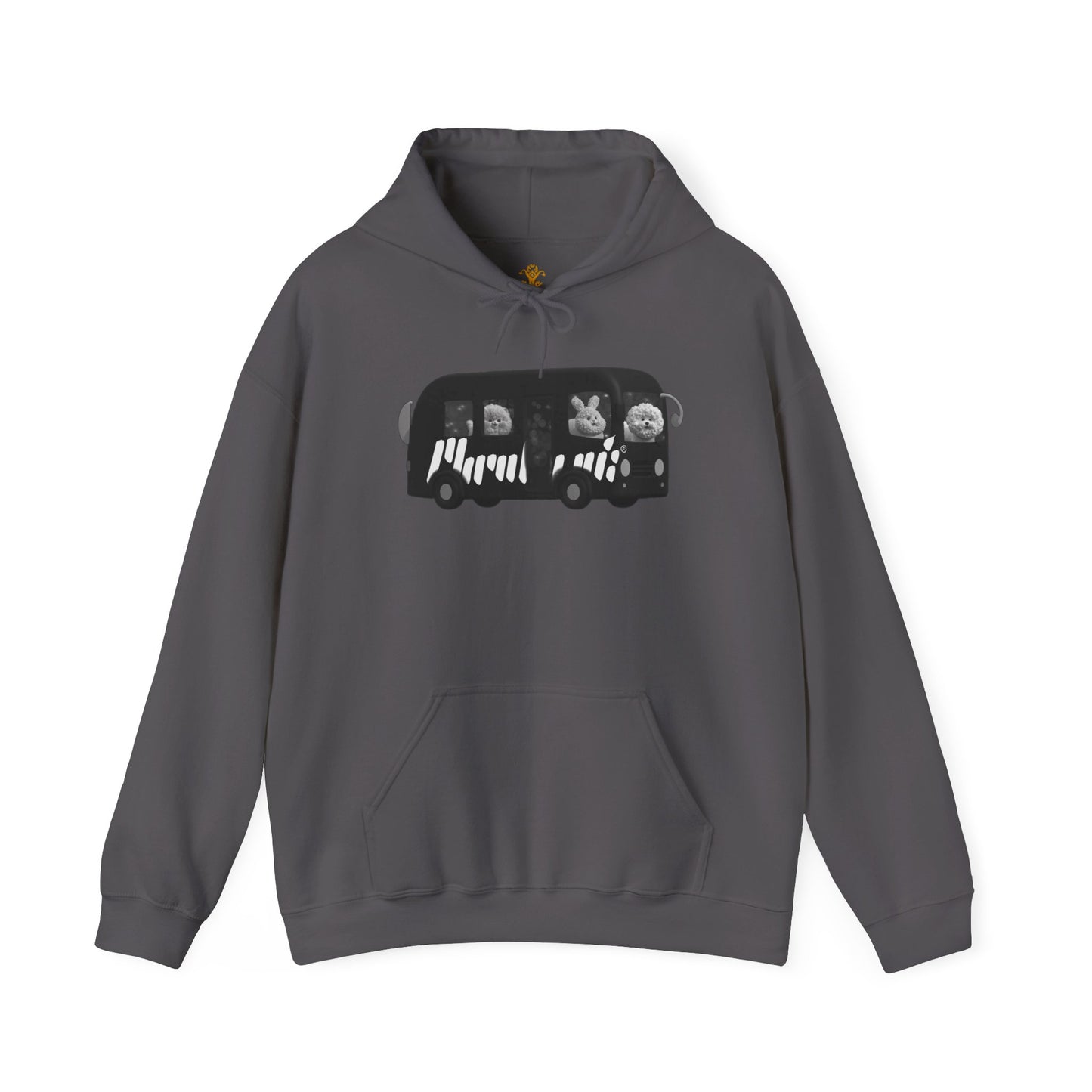 “Party Bus” Chic Bohemian Hooded Sweatshirt - All Fits