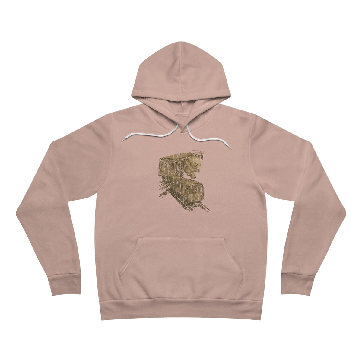 Unisex "Surfing Subways" Hoodie – Retro “Apollos” Graphic Pullover
