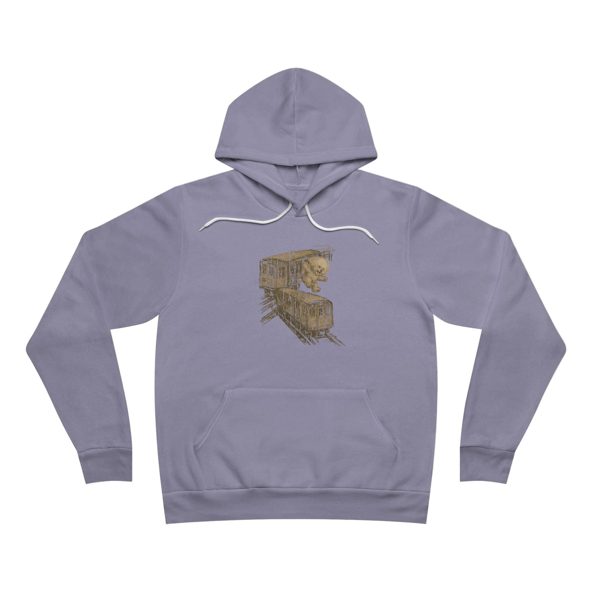 Unisex "Surfing Subways" Hoodie – Retro “Apollos” Graphic Pullover