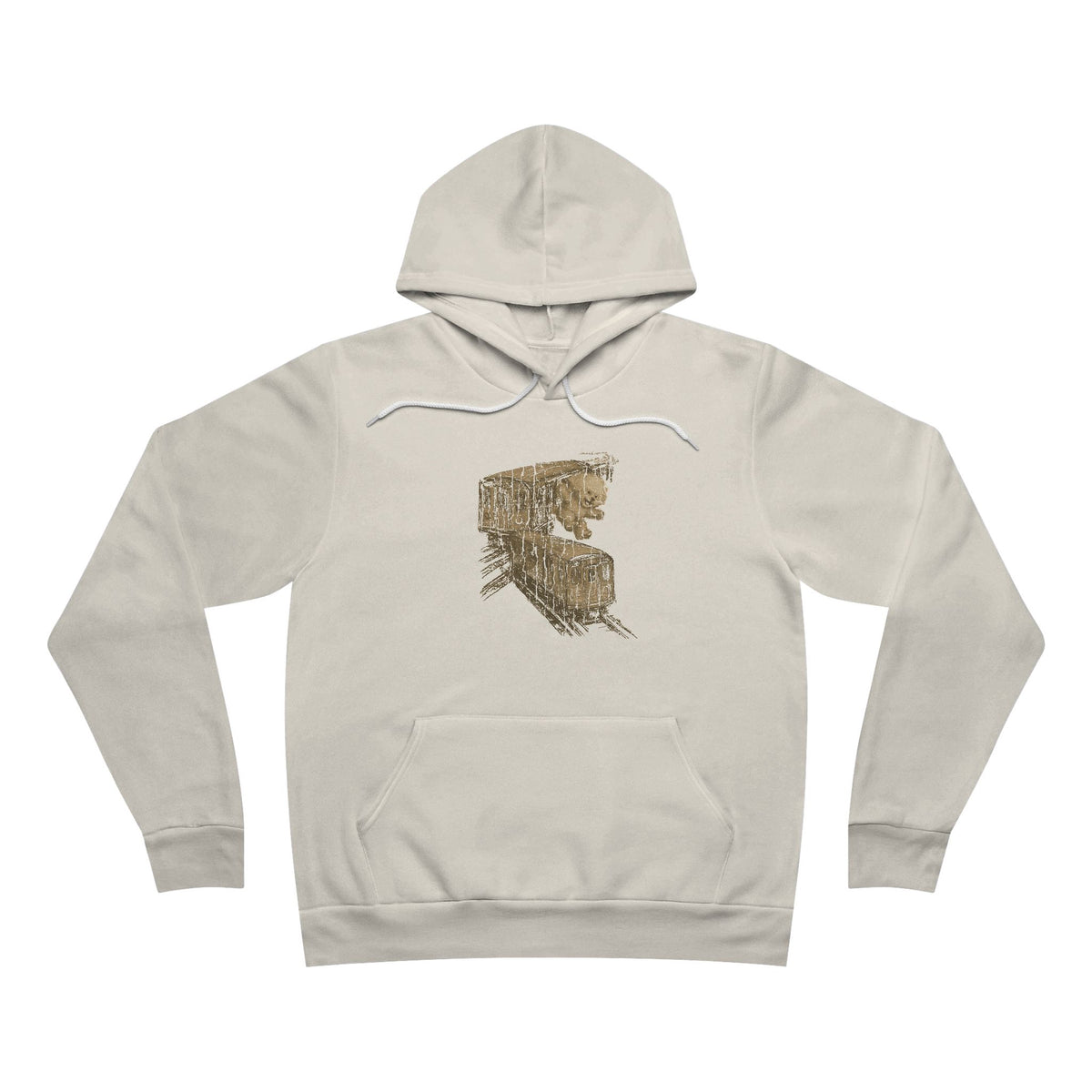 Unisex "Surfing Subways" Hoodie – Retro “Apollos” Graphic Pullover