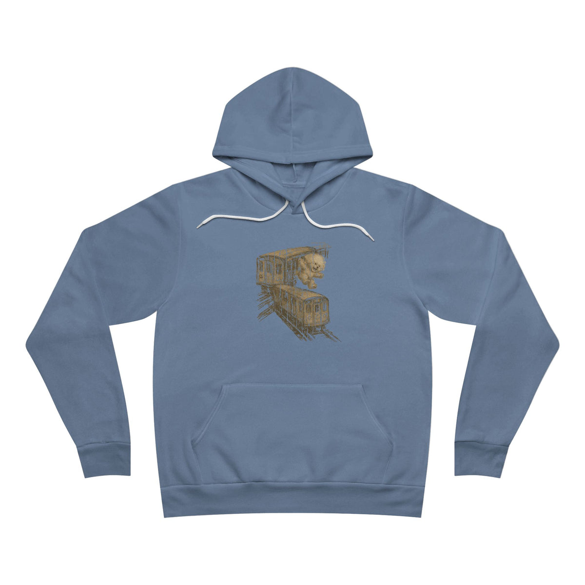 Unisex "Surfing Subways" Hoodie – Retro “Apollos” Graphic Pullover