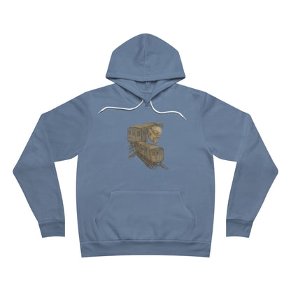 Unisex "Surfing Subways" Hoodie – Retro “Apollos” Graphic Pullover