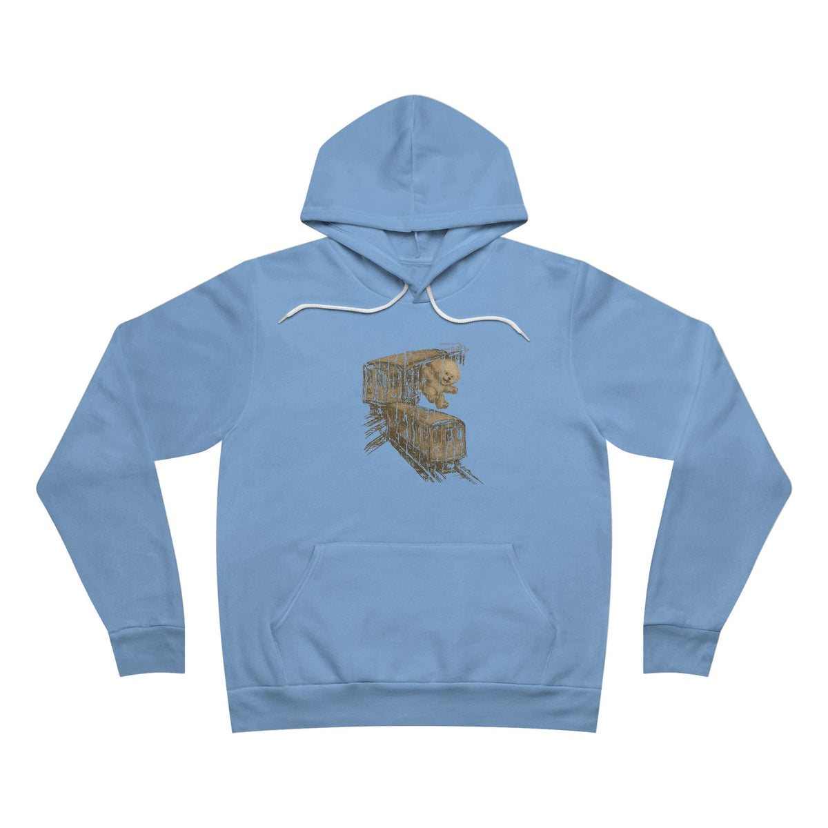 Unisex "Surfing Subways" Hoodie – Retro “Apollos” Graphic Pullover