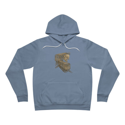 Unisex "Surfing Subways" Hoodie – Retro “Apollos” Graphic Pullover
