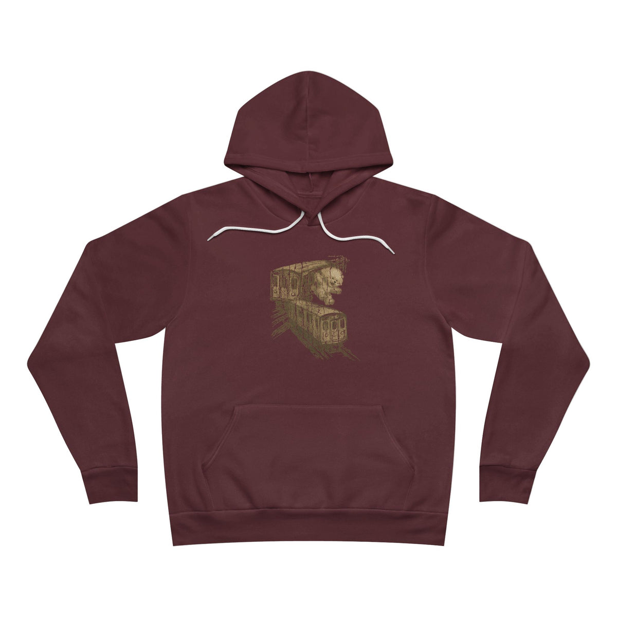 Unisex "Surfing Subways" Hoodie – Retro “Apollos” Graphic Pullover