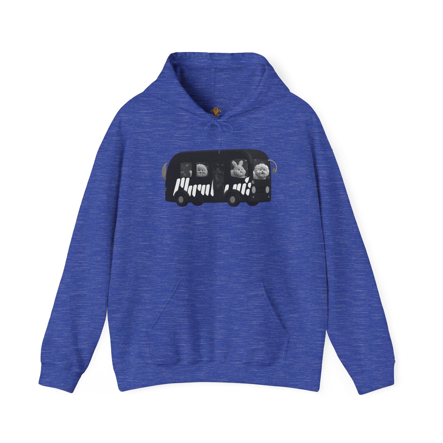 “Party Bus” Chic Bohemian Hooded Sweatshirt - All Fits
