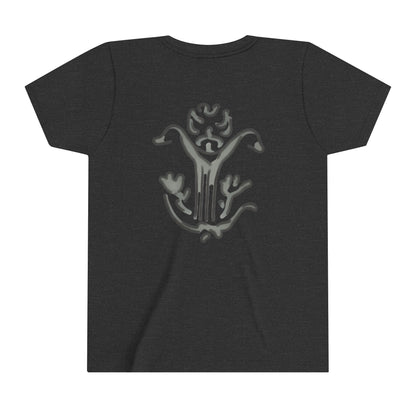 "Bunni on Leaf 9" Youth Short Sleeve T-Shirt