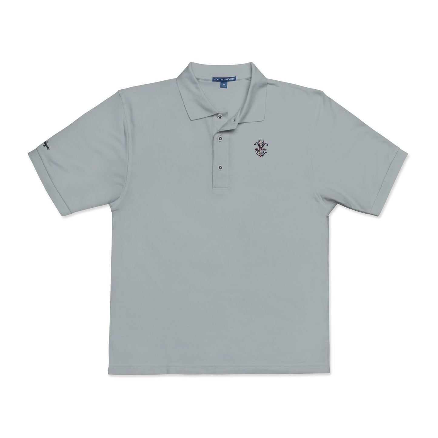 Embroidered "Plaid" Silphium Polo Shirt - Classic Style
