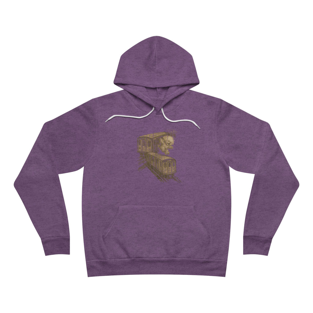 Unisex "Surfing Subways" Hoodie – Retro “Apollos” Graphic Pullover