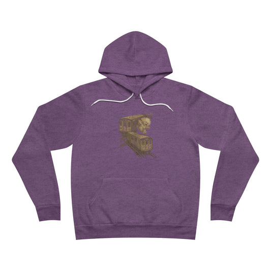 Unisex "Surfing Subways" Hoodie – Retro “Apollos” Graphic Pullover
