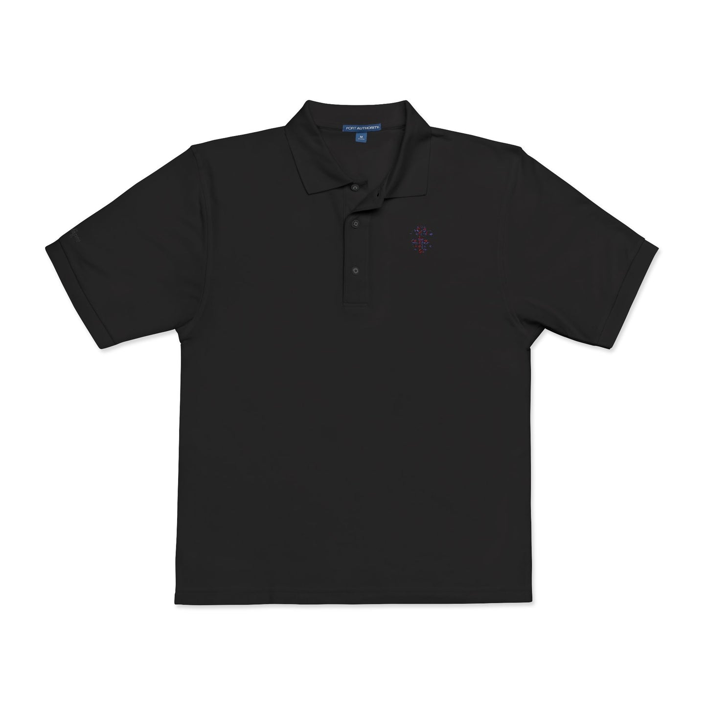 Embroidered "Plaid" Silphium Polo Shirt - Classic Style