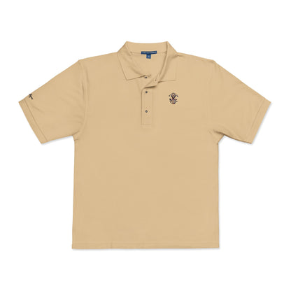 Embroidered "Plaid" Silphium Polo Shirt - Classic Style