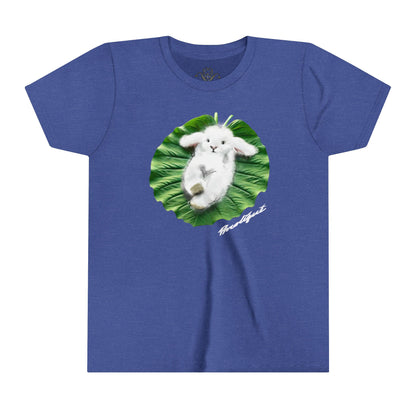 "Bunni on Leaf 9" Youth Short Sleeve T-Shirt