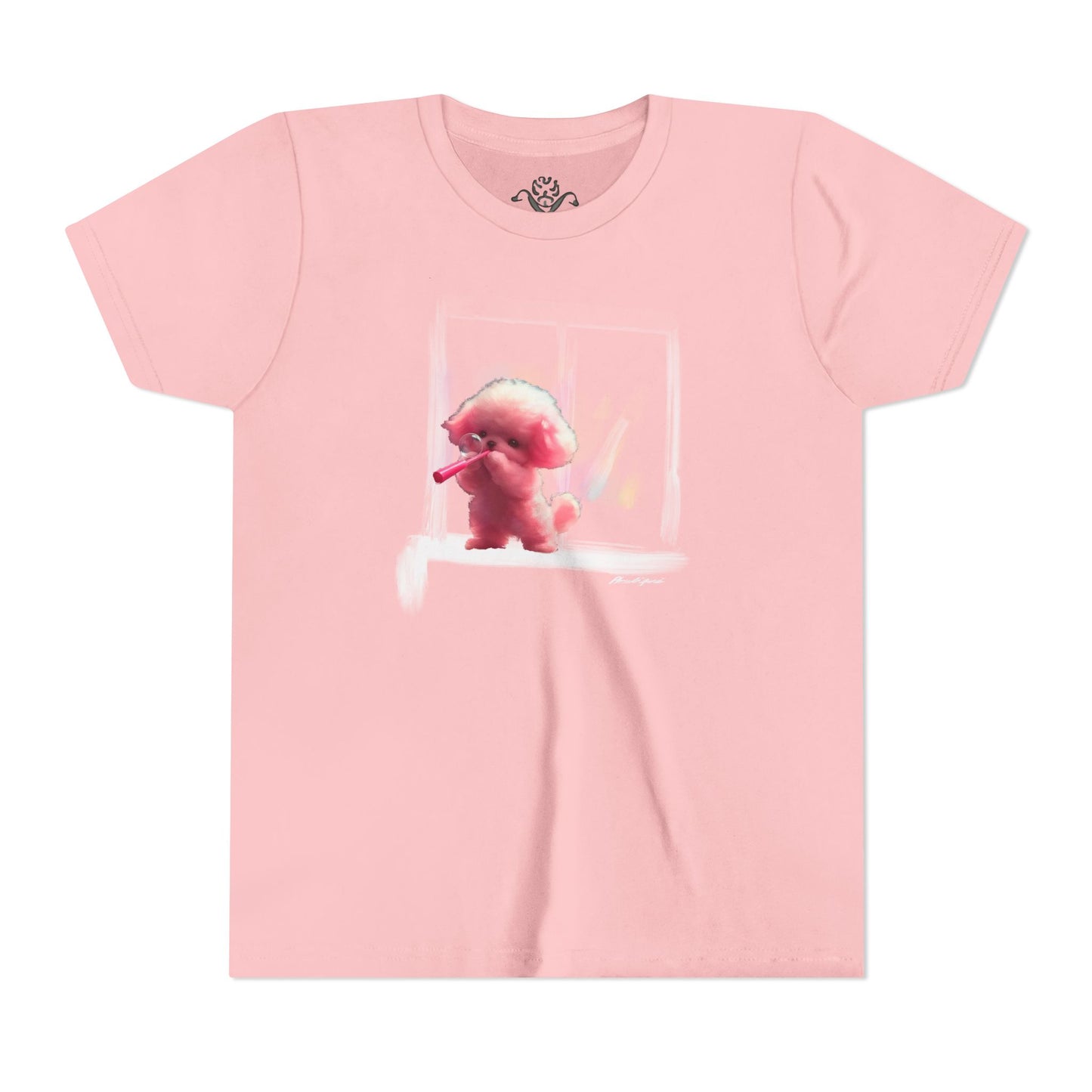 "Bubbles by the Window" Youth Short Sleeve T-Shirt