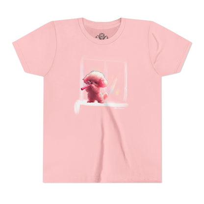 "Bubbles by the Window" Youth Short Sleeve T-Shirt