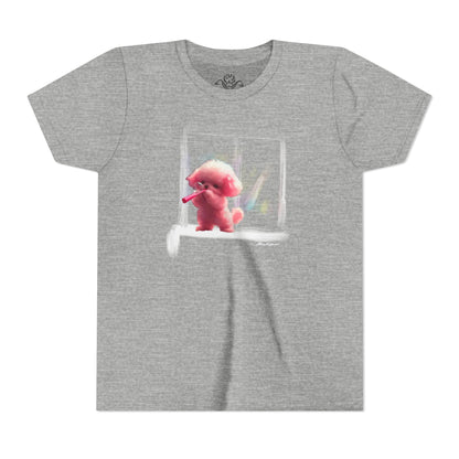 "Bubbles by the Window" Youth Short Sleeve T-Shirt