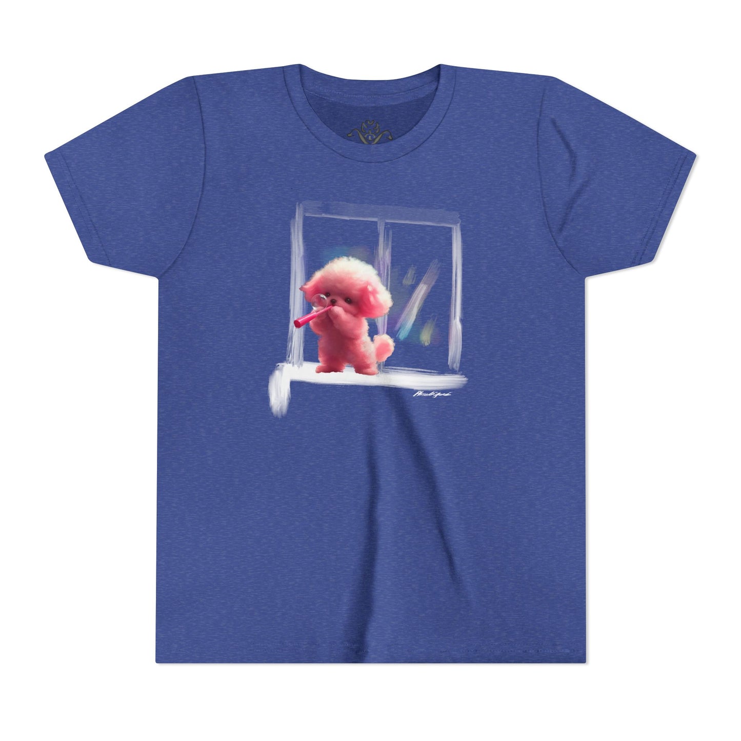 "Bubbles by the Window" Youth Short Sleeve T-Shirt