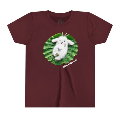 "Bunni on Leaf 9" Youth Short Sleeve T-Shirt