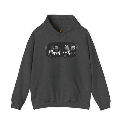 “Party Bus” Chic Bohemian Hooded Sweatshirt - All Fits