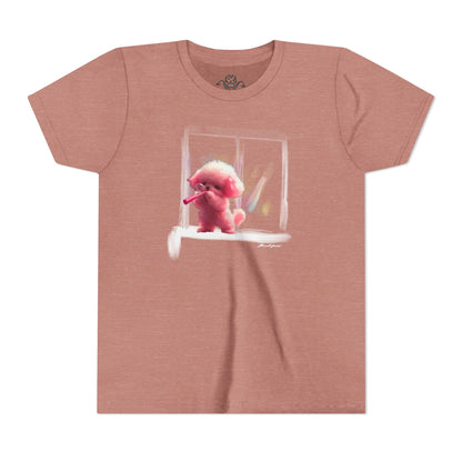 "Bubbles by the Window" Youth Short Sleeve T-Shirt