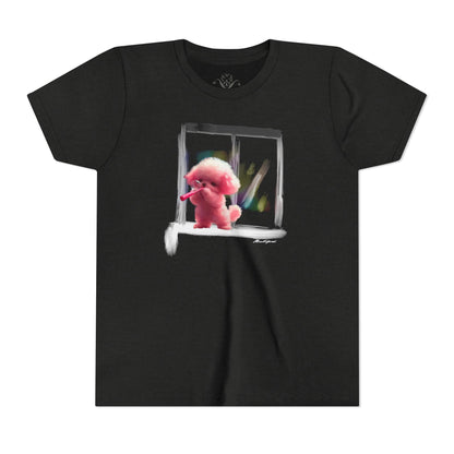 "Bubbles by the Window" Youth Short Sleeve T-Shirt