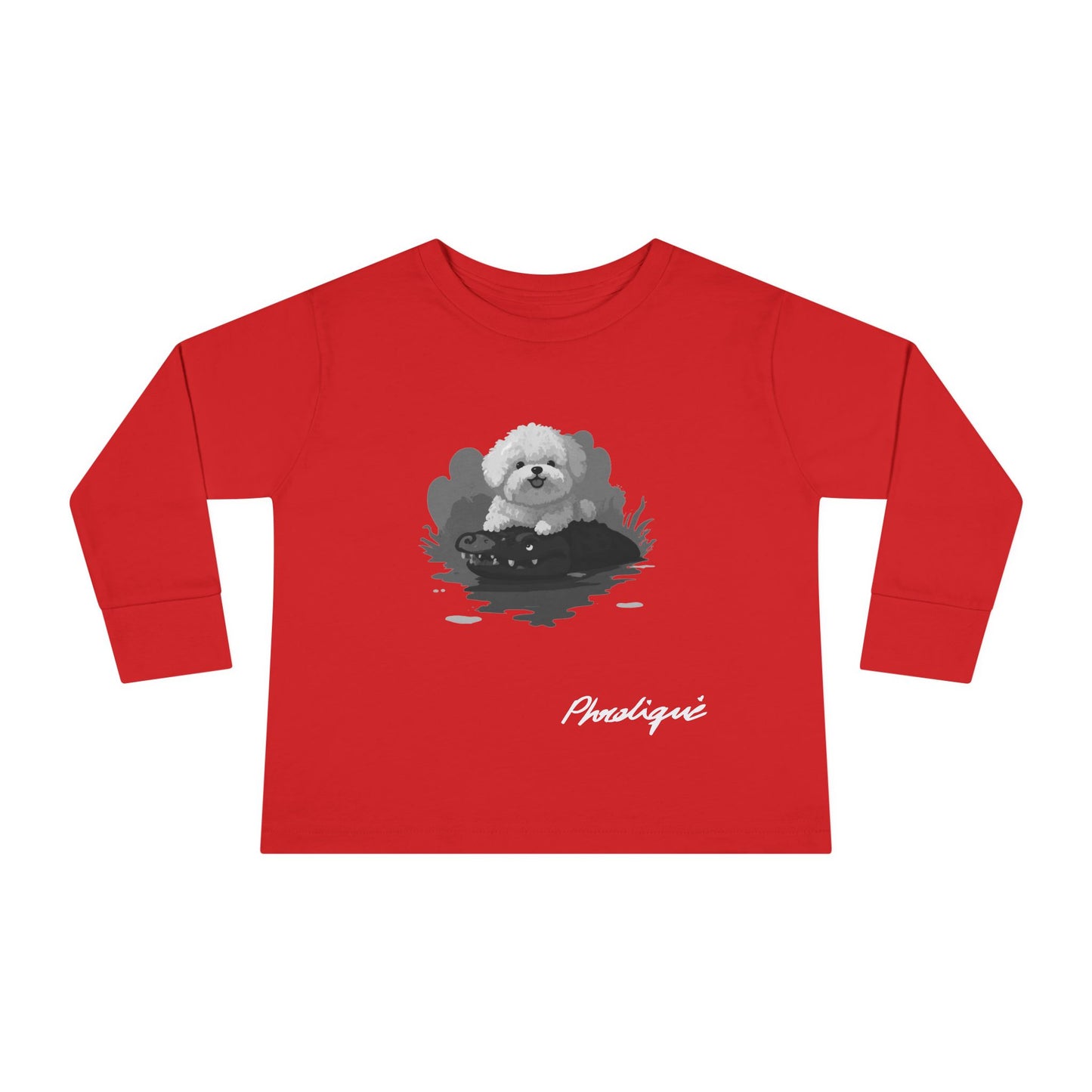 "Dogzilla" Toddler Long Sleeve T-Shirt