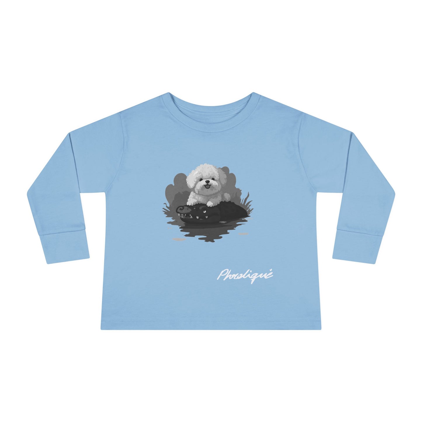 "Dogzilla" Toddler Long Sleeve T-Shirt